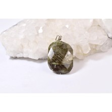 Doğaltaş Labradorit Kolye