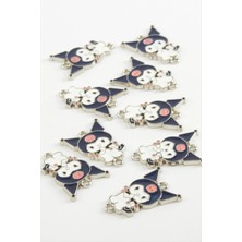 Renklime Çzgflm Çift Kulplu Mineli Bileklik ve Kolye Ucu Aparatı 1 Adet