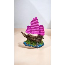 Medusa Gemi Temalı Akvaryum Dekoru