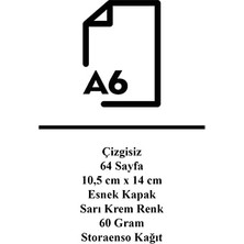 Skygo Motifleri Defter Seti 1, Çizgisiz, 48 Sayfa, 10.5X14 cm