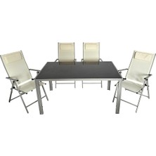 Belirtilmemiş Miami 4 Kişilik Metal Yemek Seti