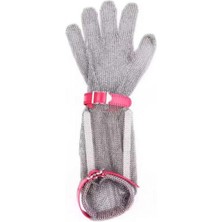 Epinox Çelik Eldiven Uzun 19 cm Kırmızı (K) (EL-19K)