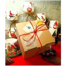 Skygo Wonders Premium Kalite 24 Ayar Altın Detaylı El Yapımı Christmas Mug 450 ml Handmade