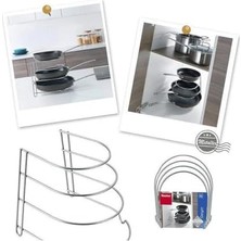 Skygo Canyon-4 Katlı Tava Rafı Polytherm Kaplama Gri