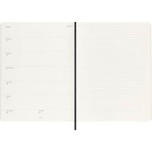 Skygo Haftalık Planlayıcı, Notlar Için Yerli, 12 Ay 2024, Ajanda 2024, Xl 19 x 25, Lastik Kilitli Yumuşak Kapak, Renk Siyah