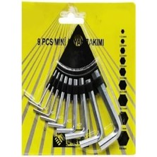 Skygo Alyan Seti Mini Alyan Anahtarı Takımı 9 Parça Set Çelik Anahtar 9’lu