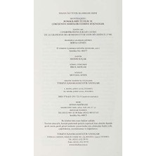 Skygo Romalıların Yücelik ve Çöküşünün Nedenleri Üzerine Düşünceler: Hasan Ali Yücel Klasikler Dizisi