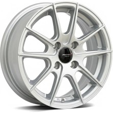 LJA-A45265-01 5.5X14" 4X100 ET38 73.1 Silver 14 Inç Jant Takımı (4 Adet)