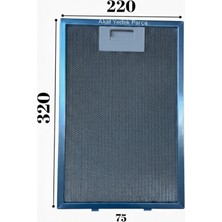 Süppürge Bosch Ile Uyumlu DKE985ASD Davlumbaz Metal Yağ Filtresi