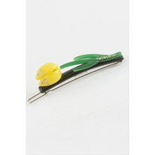 Renklime Gül Klipsli Toka