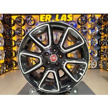 FİAT 4 Adet FİAT ORIJINAL 6*16 5*98 ET36.5 58.1 BLACK MACK JANT REVİZE EDİLMİŞ (Takım)