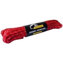 Skygo Kırmızı Beyaz Paracord Hayatta Kalma Ipi, 30M - 300KG, Dayanıklı Kamp Ekipmanları, Kamp Aksesuarları