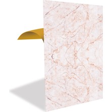 Tink Kendinden Yapışkanlı Kehribar Mermer Desenli Pvc Panel 41X62 cm 12 Adet