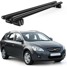 Today Auto Pençe Kia Cee'd Sw 5d ESTATE(2006-2012) Uyumlu Siyah Ara Atkı Port Bagaj Tavan Barı
