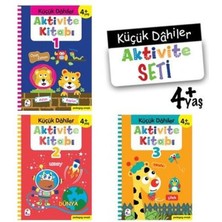 İndigo Kitap Küçük Dahiler Aktivite Seti 4+ Yaş - 3 Kitap Takım