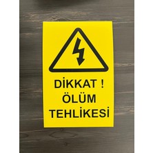 Skygo Ölüm Tehlike Levhası (Dikkat Ölüm Tehlikesi)