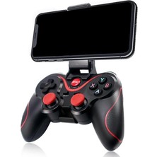 Skygo Evrensel Gamepad, USB Kablosuz Bluetooth 5.0 Joystick Tv Box Konsol Oyun Kumandası, Ios Cep Telefonu Tutucu Için X3