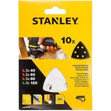 Skygo STA32348-XJ Çok Amaçlı Zımpara Seti Seti 40-60-80-120G, Beyaz,10 Adet