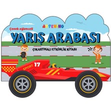 Artenino Yayıncılık Taşıtlar Serisi - Yarış Arabası Çıkartmalı Etkinlik Kitabı