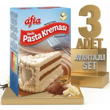 Afia Sade Pasta Kreması 3X150 gr