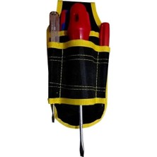 Skygo Stil Elektrikçi Alet Edevat Çantası 4 Bölmeli (Siyah)