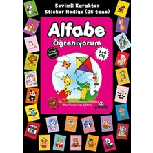 Beyaz Panda Yayınları Stickerlı 3+4 Yaş Alfabe Öğreniyorum