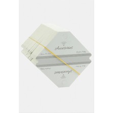 Renklime Gri Çizgili Kolye Kartı 200 Adet