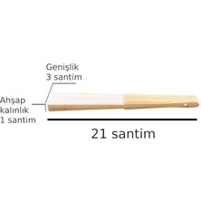 Skygo Ahşap Katlanır Yelpaze El Yelpazesi Çok Amaçlı Yelpaze