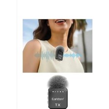 Skygo MC12 Tekli Yaka Mikrofonu, Kablosuz, Tak Çalıştır, Profesyonel Ses Kaydı, Siyah