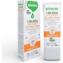 Skygo SIVENO%100 Doğal Yüz Güneş Kremi Leke Karşıtı Aydınlatıcı Mineral Filtre Uva Uvb Spf 50+ 30 ml