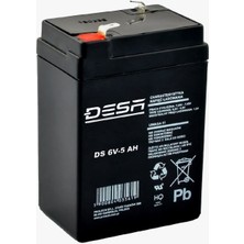 Desa Ds6-5 ,6V/5AH (70X47X101 Mm)Kuru Akü