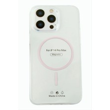 Renklime iPhone 14 Pro Max Şeffaf Silikon Kılıf
