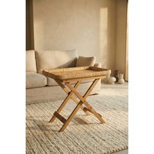 Acar 8832 Ahşap Ayaklı Sehpa 59,5X41X53,5 cm