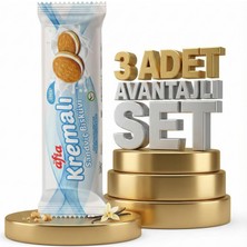 Afia Vanilya Kremalı Sandviç Bisküvi 3X60 gr