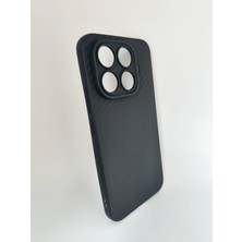 Mi 15 T Pro Uyumlu Karbon Desenli Koruyucu Silikon Kılıf