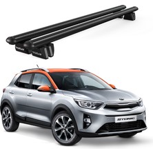 Today Auto Pençe Kia Stonic (2017 ve Sonrası) Uyumlu Siyah Ara Atkı Port Bagaj Tavan Barı