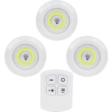 Skygo Life 3 Adet Uzaktan Kumandalı Kablosuz LED Aydınlatma MIT1101