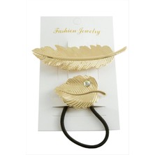 Renklime Yaprak Otamatik Lastikli Toka 2 Adet