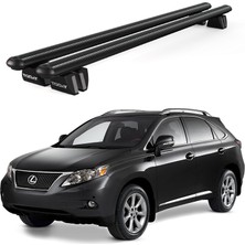 Today Auto Pençe Lexus Rx 350 Iıı AL10 Pre-Fl (2012-2015) Uyumlu Siyah Ara Atkı Port Bagaj Tavan Barı
