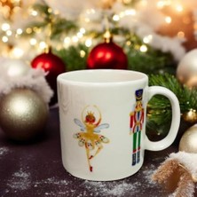 Skygo Kurşun Asker ve Balerin Desenli Porselen Kupa