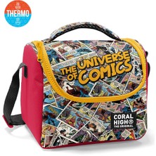 Coral High Kids Çizgi Roman Desenli Thermo Beslenme Çantası 37115