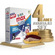 Safia Çamaşır Makinesi Toz Deterjanı 4x3 kg