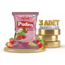 Afia Çilekli Puding 3X125 gr
