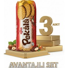 Afia Pekala Kakaolu Fındık Kremalı Sandviç Bisküvi 3X200 gr