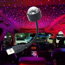 Sese Duyarlı USB Araç Içi Ambiyans Işığı  Nemere