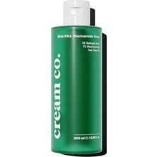 Skygo Cream Co. Akne & Siyah Nokta Karşıtı Gözenek Sıkılaştırıcı Bha/pha Niacinamide Salisilik Asit Tonik 200 ml