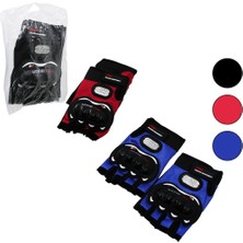 Nuveden Parmaksız Motorcu Koruyucu Eldiven Renkli - Standart Tek Boy (4881) NVDN-RSGO34