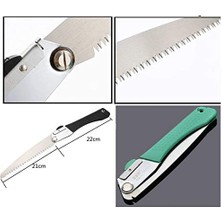 Skygo Katlanır Kilitli Lazer Bahçe Alet Bağ Budama Makası Testere Ağaç Dal Kesme Meyva Kesme Kesim