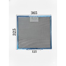 Süppürge Ferre Ile Uyumlu Davlumbaz 36,5X32,5 cm Arka Ara 12,5 cm Aspiratör Filtresi