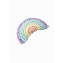 Renklime Gökkuşağı Işlemeli Örgülü Çıtçıtlı Toka